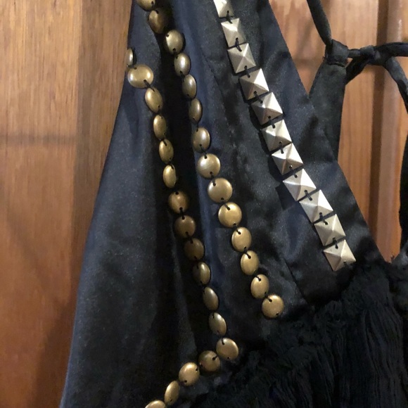 UO Moss Studded Mini Dress - Picture 2 of 4